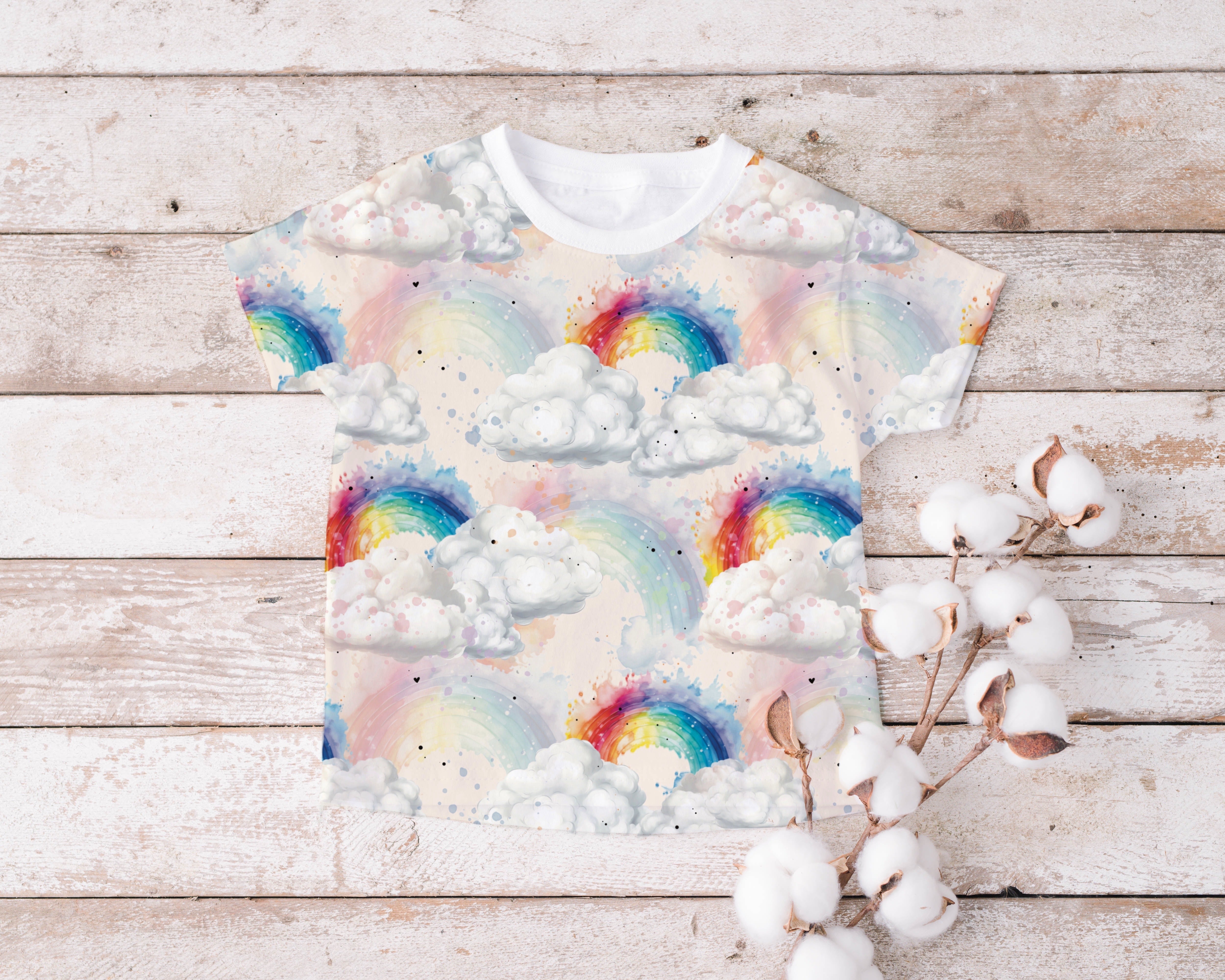 Bunter Regenbogen Himmel Dauervorbestellung